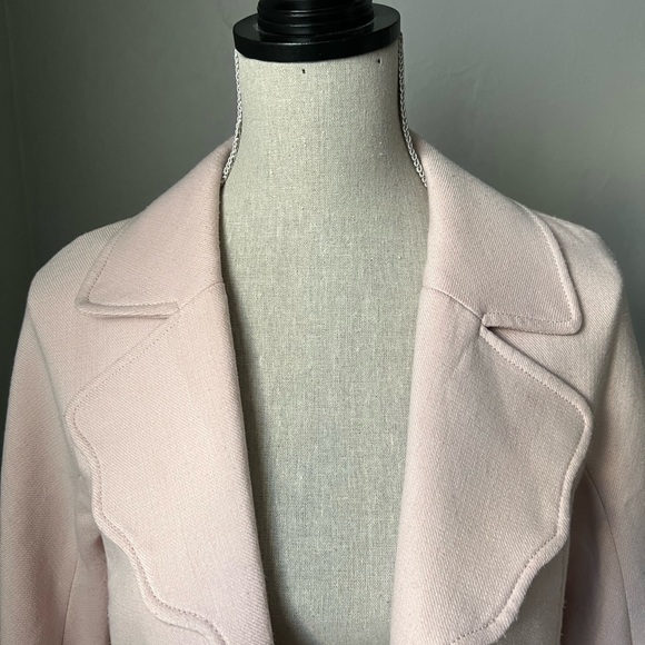 Elevenses scallop breast pink cropped
blazer from Anthropologie Size Small - Picture 2 of 13